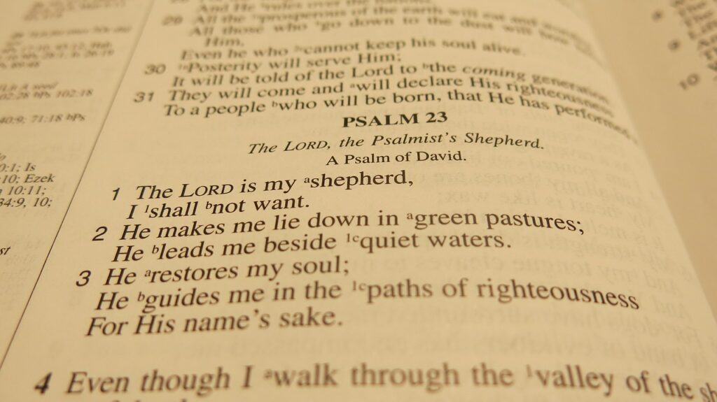 Bybelstudie oor Psalm 23