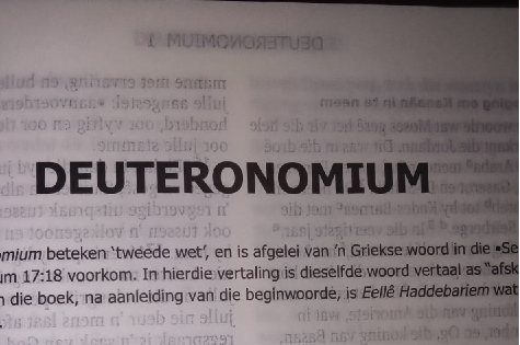 Deuteronomium - wat jy moet weet